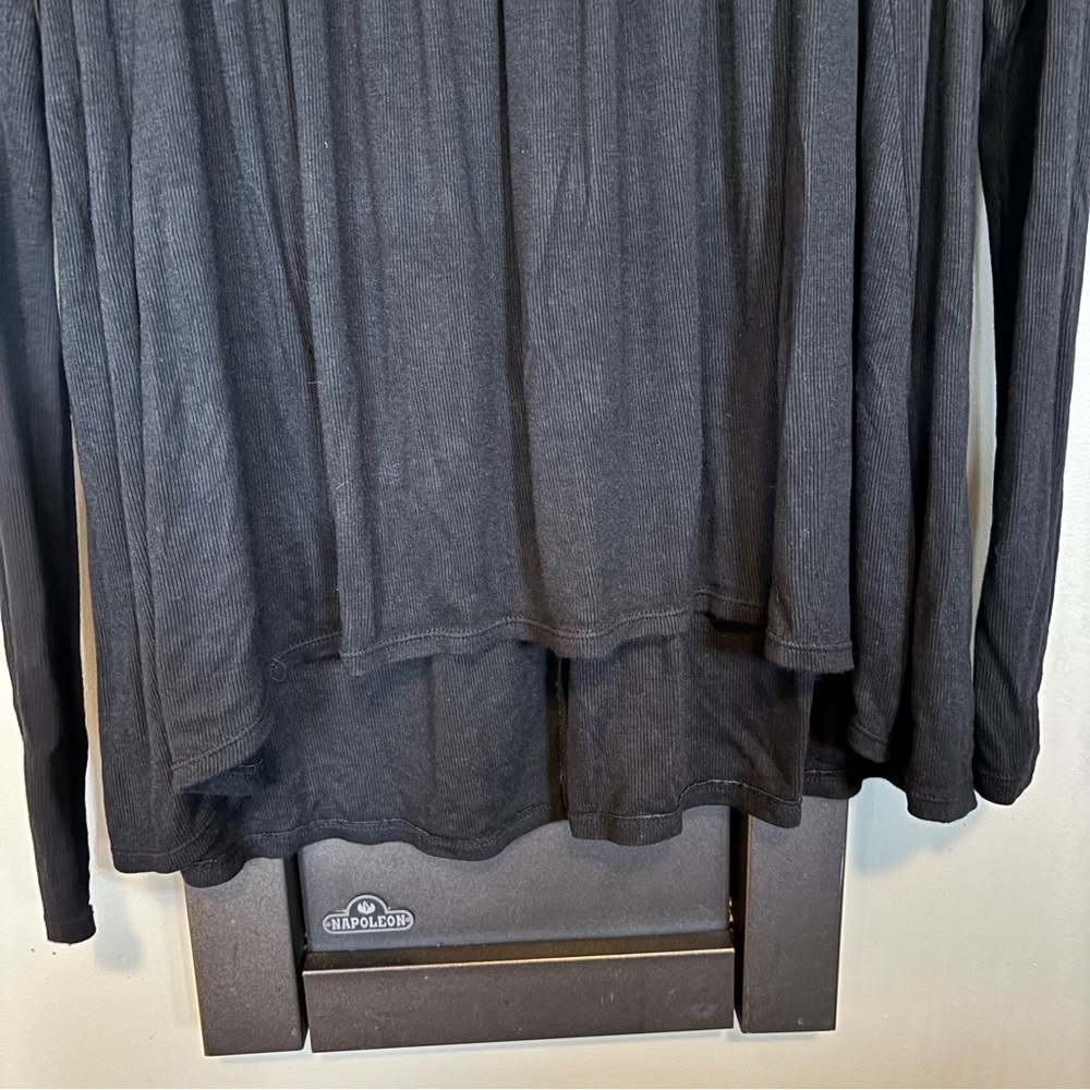 We the Free - Free People Black Cotton Swing Shirt - size XS - Picture 4 of 8